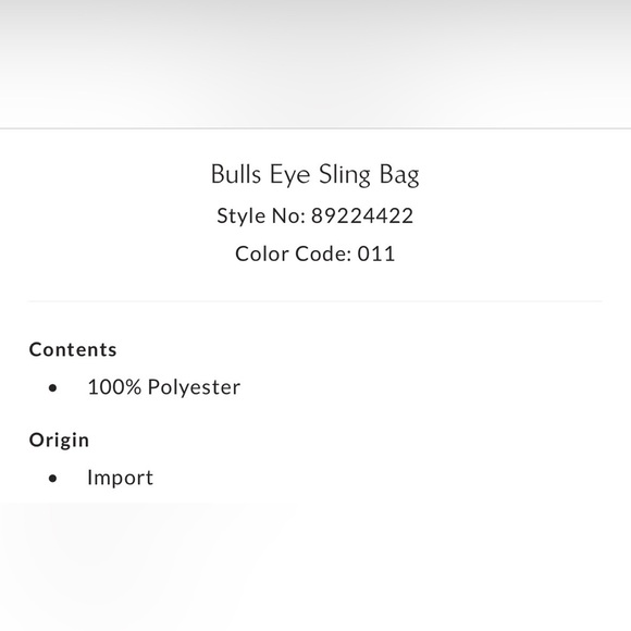 NWT Free People FP Movement Bulls Eye Sling Bag Black - Picture 7 of 7